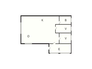 Casa de vacaciones Blåvand Plano de planta 40