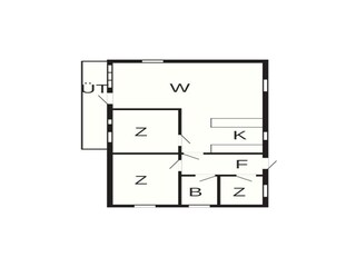 Vakantiehuis Hou Grondplan 10