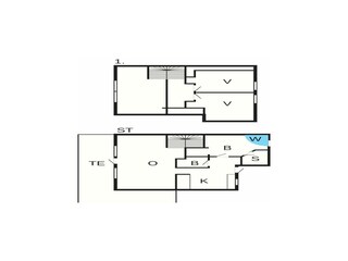 Appartement Søndervig Grondplan 53