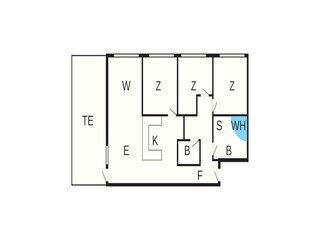 Appartamento Søndervig Pianta del piano 51