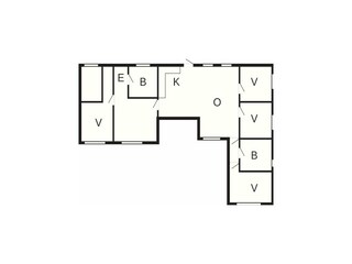 Vakantiehuis Løkken Grondplan 44