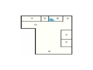 Vakantiehuis Tranum Strand Grondplan 9