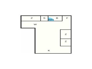 Vakantiehuis Tranum Strand Grondplan 10
