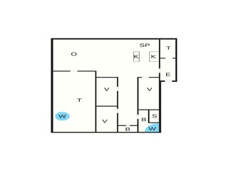 Maison de vacances Tranum Strand Plan d'étage 40