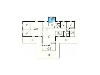 Casa de vacaciones Løkken Plano de planta 4