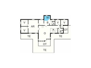 Vakantiehuis Løkken Grondplan 5