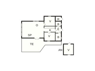 Casa de vacaciones Oksbøl Plano de planta 4