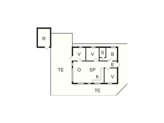 Casa per le vacanze Lønstrup Pianta del piano 40