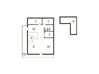 Casa de vacaciones Ebeltoft Plano de planta 43