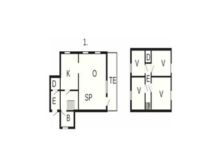 Vakantiehuis Koppangen Grondplan 34