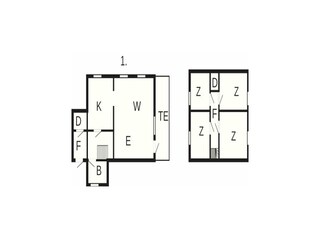 Casa de vacaciones Koppangen Plano de planta 35