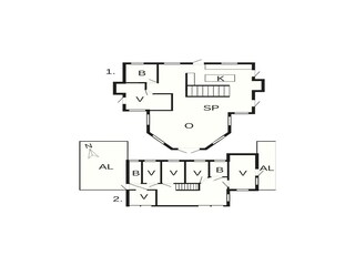 Maison de vacances Kolind Plan d'étage 5