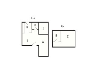 Vakantiehuis Blokhus Grondplan 46