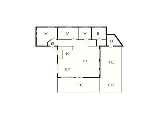 Vakantiehuis Blokhus Grondplan 9