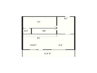 Casa de vacaciones Søndervig Plano de planta 38