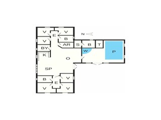 Maison de vacances Vaeggerløse Plan d'étage 49