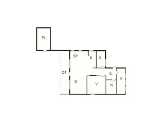 Maison de vacances Læsø Plan d'étage 44