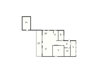 Maison de vacances Læsø Plan d'étage 44