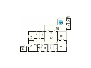 Maison de vacances Aalbæk Plan d'étage 60