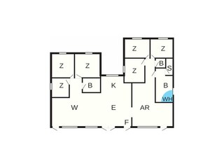 Casa de vacaciones Als Plano de planta 58