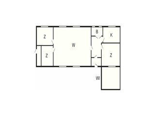 Ferienhaus Ørsted Grundriss 2