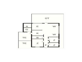 Vakantiehuis Løkken Grondplan 3