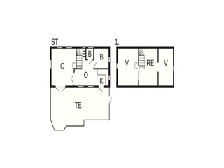 Vakantiehuis Rørvig Grondplan 50