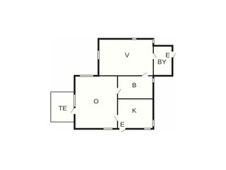 Vakantiehuis Grondplan 20