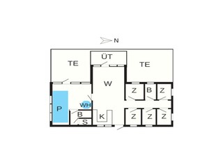 Maison de vacances Blåvand Plan d'étage 12