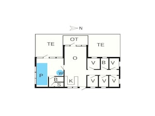 Ferienhaus Blåvand Grundriss 43