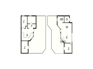 Ferienhaus Løkken Grundriss 2