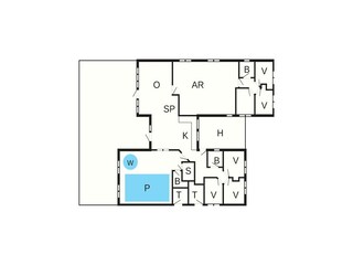 Casa per le vacanze Marielyst Pianta del piano 41