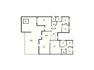 Casa de vacaciones Marielyst Plano de planta 6
