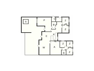 Vakantiehuis Marielyst Grondplan 7