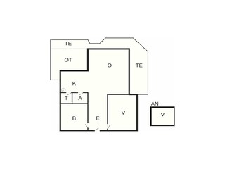 Casa per le vacanze Gjellerodde Pianta del piano 44