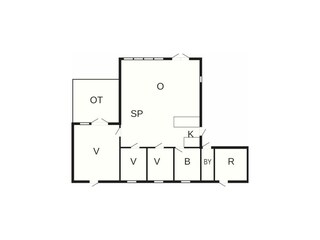 Casa per le vacanze Brenderup Pianta del piano 33