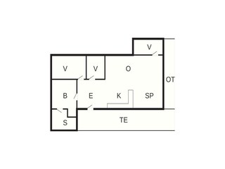 Vakantiehuis Ebeltoft Grondplan 30