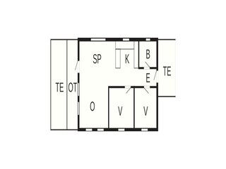 Casa per le vacanze Lønstrup Pianta del piano 35