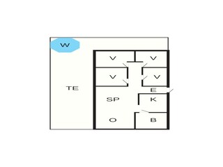 Vakantiehuis Binderup Strand Grondplan 46