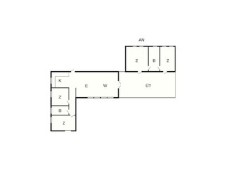 Vakantiehuis Flovt Strand Grondplan 3