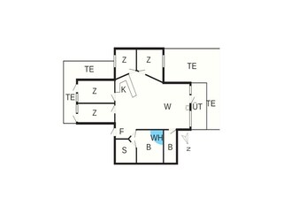 Casa per le vacanze Høll Pianta del piano 45