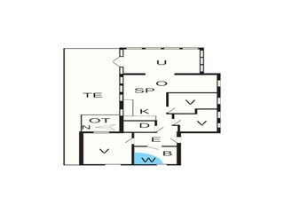 Casa de vacaciones Skaven Strand Plano de planta 2