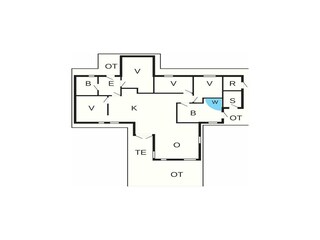 Casa de vacaciones Falsled Plano de planta 40