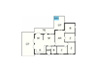 Vakantiehuis Marielyst Grondplan 4