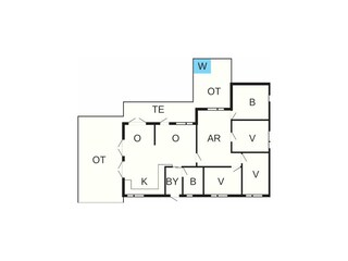 Vakantiehuis Marielyst Grondplan 3