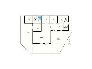 Ferienhaus Fjerritslev Grundriss 3