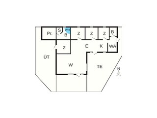 Maison de vacances Fjerritslev Plan d'étage 3