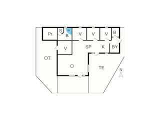 Ferienhaus Fjerritslev Grundriss 4
