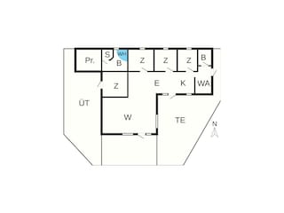 Ferienhaus Fjerritslev Grundriss 40