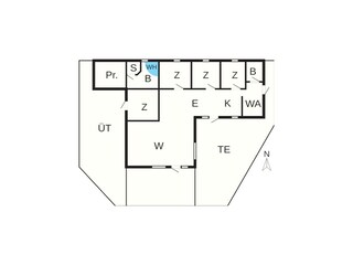 Maison de vacances Fjerritslev Plan d'étage 40